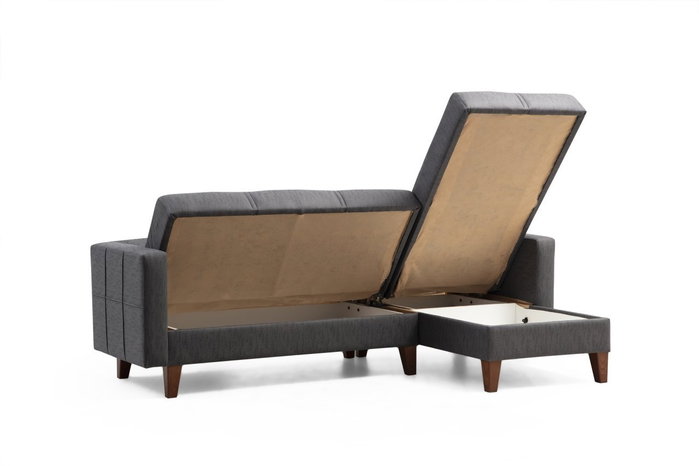 Atelier Del Sofa Polya L - Gris oscuro